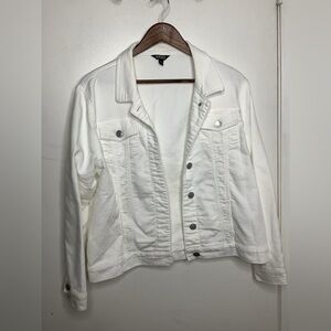 Buffalo David Bitton White Jean Jacket